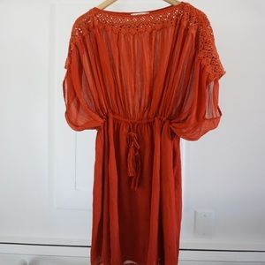 MANGO SUMMER DRESS/BEACH COVER-UP